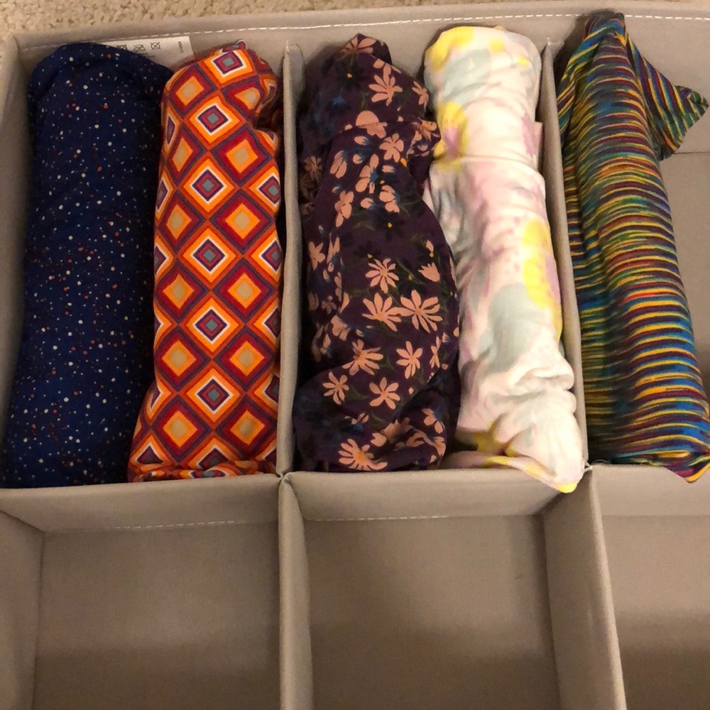 Lularoe TC pattern leggings (5 pair)